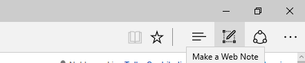 How to Make a Web Note in Microsoft Edge