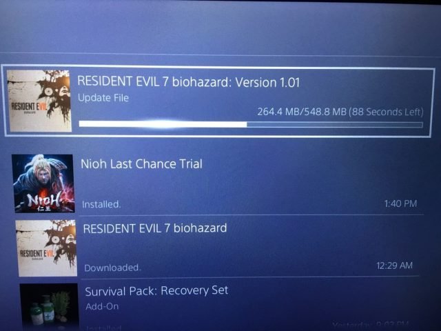 Resident Evil 7 Day One Patch Live Now, Check Details Here