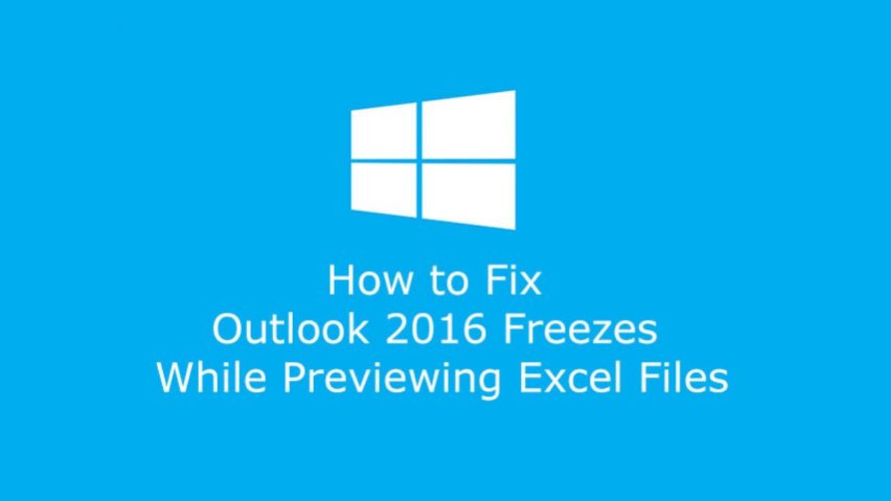 outlook 2016 freezes when opening