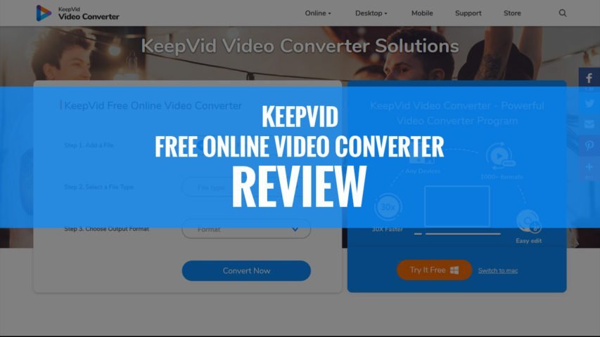 KeepVid Free Online Video Converter Review