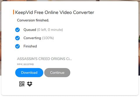 KeepVid Free Online Video Converter Review